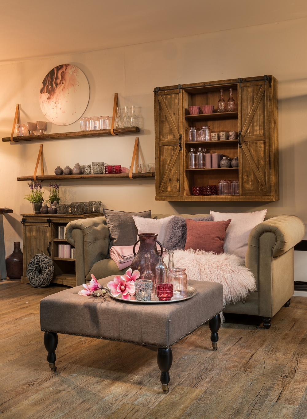 Wohnzimmer für Wohnstil Landhaus & Vintage